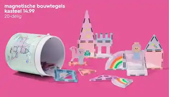 HEMA Magnetische bouwtegels kasteel aanbieding