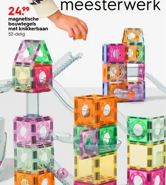 HEMA Magnetische bouwtegels met knikkerbaan aanbieding