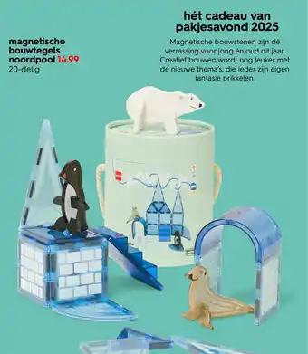 HEMA Magnetische bouwtegels noordpool aanbieding
