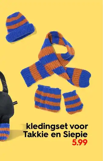 HEMA Kledingset voor takkie en siepie aanbieding
