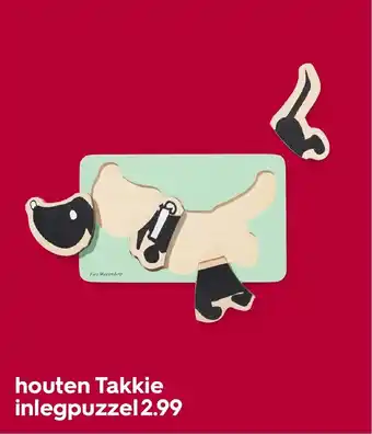 HEMA Houten takkie inlegpuzzel aanbieding