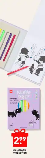 HEMA Kleurboek met stiften aanbieding