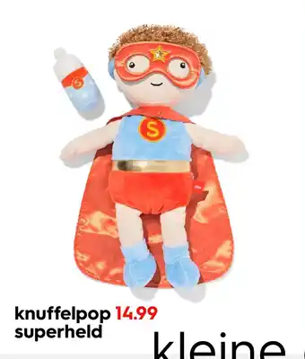 HEMA Knuffelpop superheld aanbieding