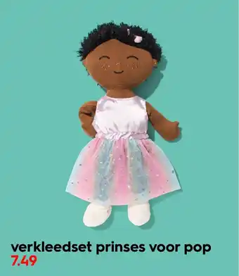 HEMA Verkleedset prinses voor pop aanbieding