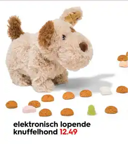 HEMA Elektronisch lopende knuffelhond aanbieding