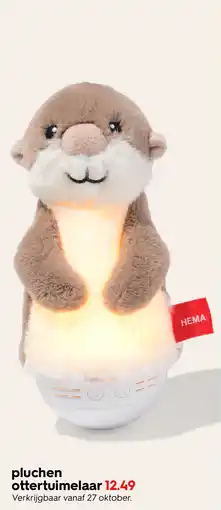 HEMA Pluchen ottertuimelaar aanbieding