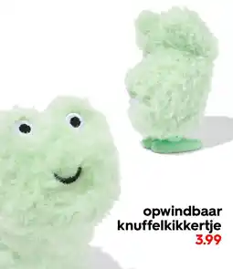 HEMA Opwindbaar knuffelkikkertje aanbieding