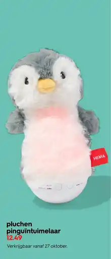 HEMA Pluchen pinguïntuimelaar aanbieding