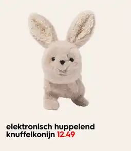 HEMA Elektronisch huppelend knuffelkonijn aanbieding