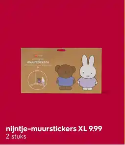 HEMA Nijntje muurstickers XL aanbieding