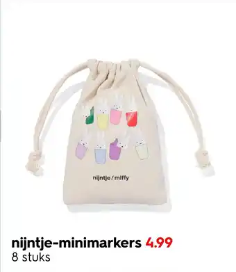 HEMA Nijntje minimarkers aanbieding