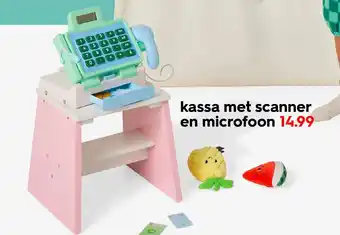 HEMA Kassa met scanner en microfoon aanbieding