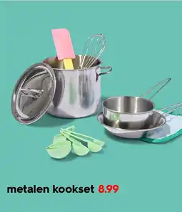 HEMA Metalen kookset aanbieding