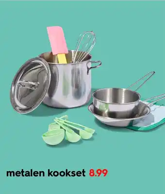 HEMA Metalen kookset aanbieding