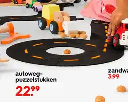 HEMA Autoweg puzzelstukken aanbieding