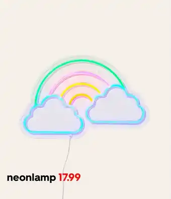 HEMA Neonlamp aanbieding