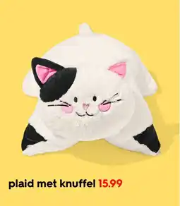 HEMA Plaid met knuffel aanbieding