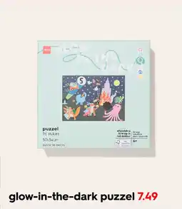HEMA Glow in the dark puzzel aanbieding