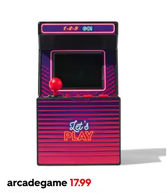 HEMA Arcadegame aanbieding