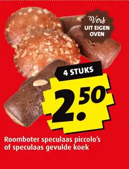 Boni Roomboter speculaas piccolo's of speculaas gevulde koek aanbieding