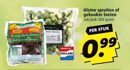 Boni Kleine spruiten of gekookte bieten aanbieding