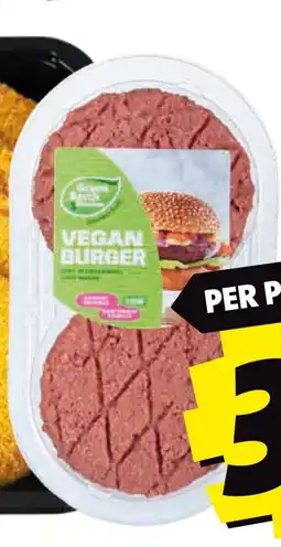 Boni Green earth kitchen vegan burger aanbieding