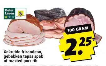 Boni Gekruide fricandeau gebakken tapas spek of roasted porc rib aanbieding