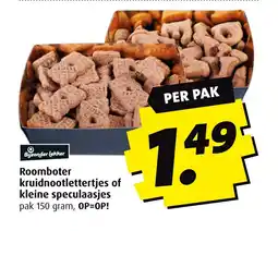Boni Roomboter kruidnootlettertjes of kleine speculaasjes aanbieding