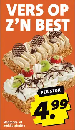 Boni Slagroom of mokkaschnitte aanbieding