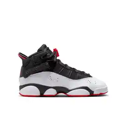 Foot Locker Jordan 6 Rings Kindersneakers - Zwart - Maat 38 - Leer aanbieding