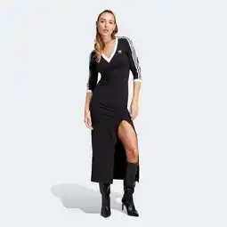 Foot Locker Adidas Adicolor Essentials Jurken Dames - Zwart - Maat 34/XS - Katoen Jersey aanbieding