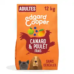Zooplus 2x12kg Edgard & Cooper Adult graanvrij kip - Droog hondenvoer aanbieding
