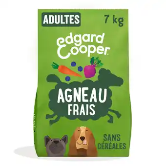 Zooplus 2x7kg Edgard & Cooper Adult Lam graanvrij - Droog hondenvoer aanbieding