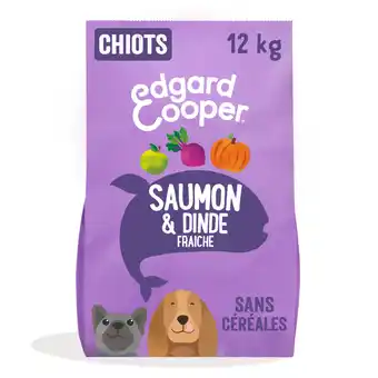 Zooplus 2x12kg Edgard & Cooper Puppy zalm, kalkoen graanvrij - Droog hondenvoer aanbieding
