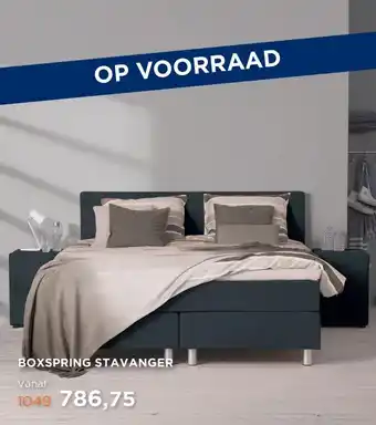 TotaalBED Boxspring Stavanger voorraad | 140 x 200 cm | antraciet aanbieding