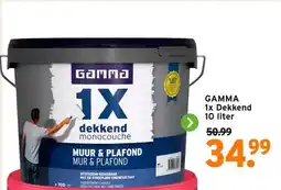 GAMMA GAMMA 1x Dekkend aanbieding