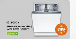 Expert Bosch SMV4HBX23E EXCLUSIV aanbieding