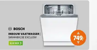 Expert Bosch SMV4HBX23E EXCLUSIV aanbieding