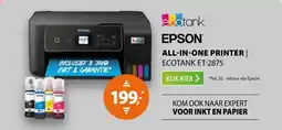 Expert Epson EcoTank ET-2875 aanbieding