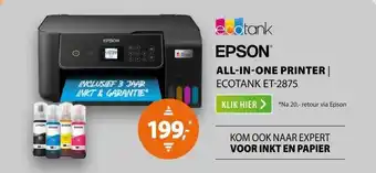 Expert Epson EcoTank ET-2875 aanbieding