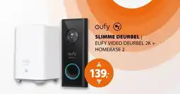 Expert Eufy Video Doorbell 2K + HomeBase 2 Zwart aanbieding