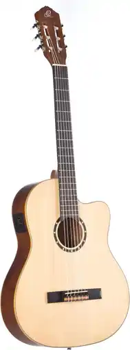 Bol.com Ortega RCE125SN NT Small Neck Thinline Natural - 4/4 Klassieke gitaar aanbieding