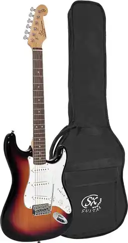 Bol.com Elektrische gitaar SX ED1/3TS vintage Tremolo inclusief tas Sunburst aanbieding