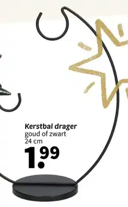 Wibra Kerstbal drager aanbieding