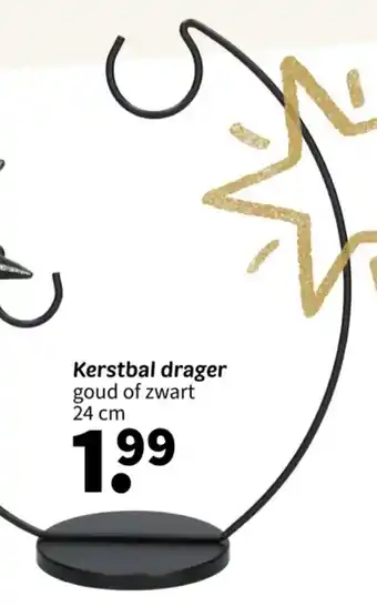 Wibra Kerstbal drager aanbieding