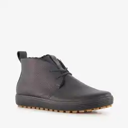 Scapino ECCO Soft 7 Tred leren dames veterschoenen zwart aanbieding