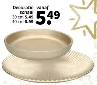 Wibra Decoratie schaal aanbieding