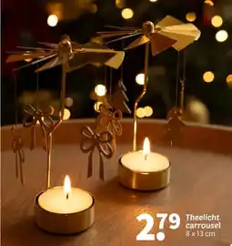 Wibra Theelicht carrousel aanbieding