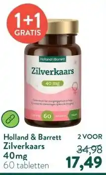 Holland & Barrett Zilverkaars 40mg aanbieding