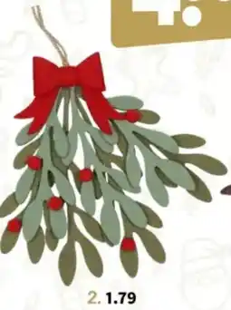 Wibra Mistletoe hanger aanbieding